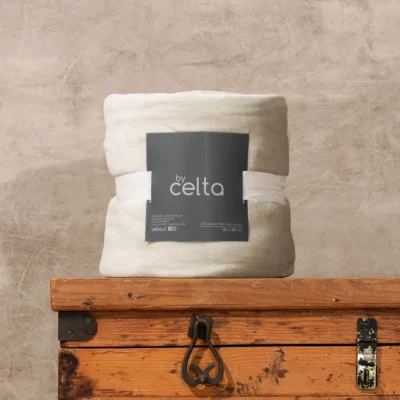 Frazada Flannel Gray Mint