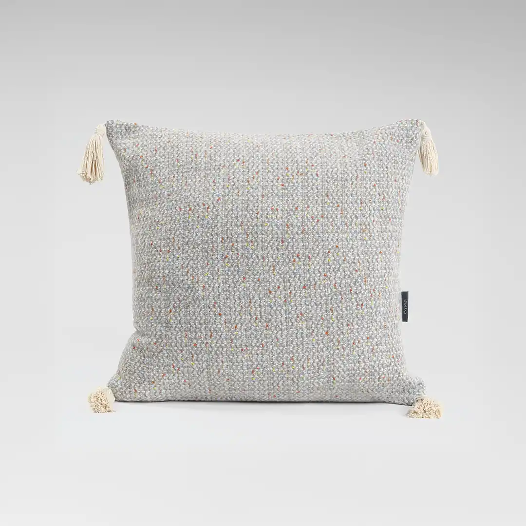 Cojin Tejido Gray 45x45 cm