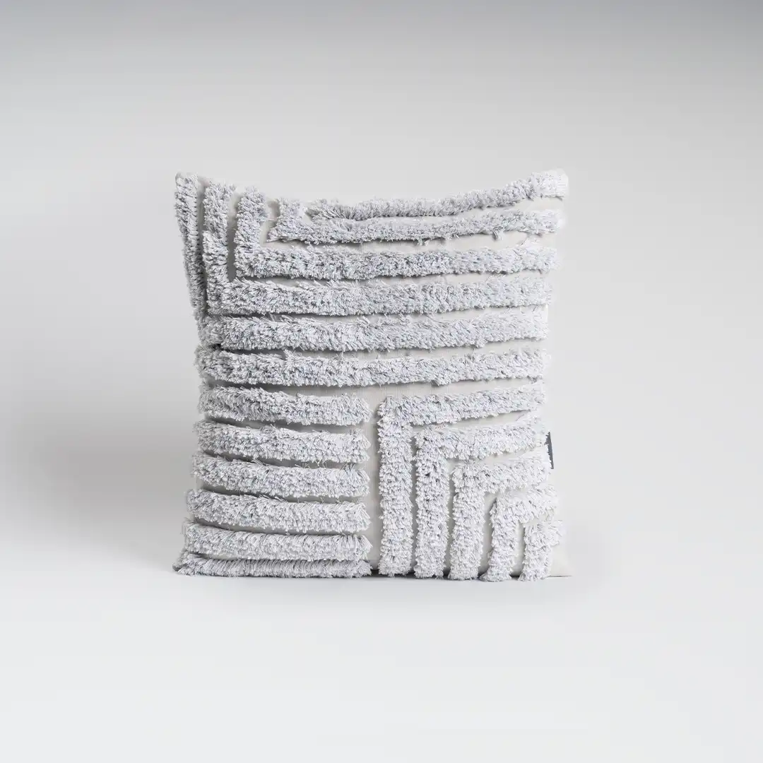 Cojin Tufted 45x45 cm Gray
