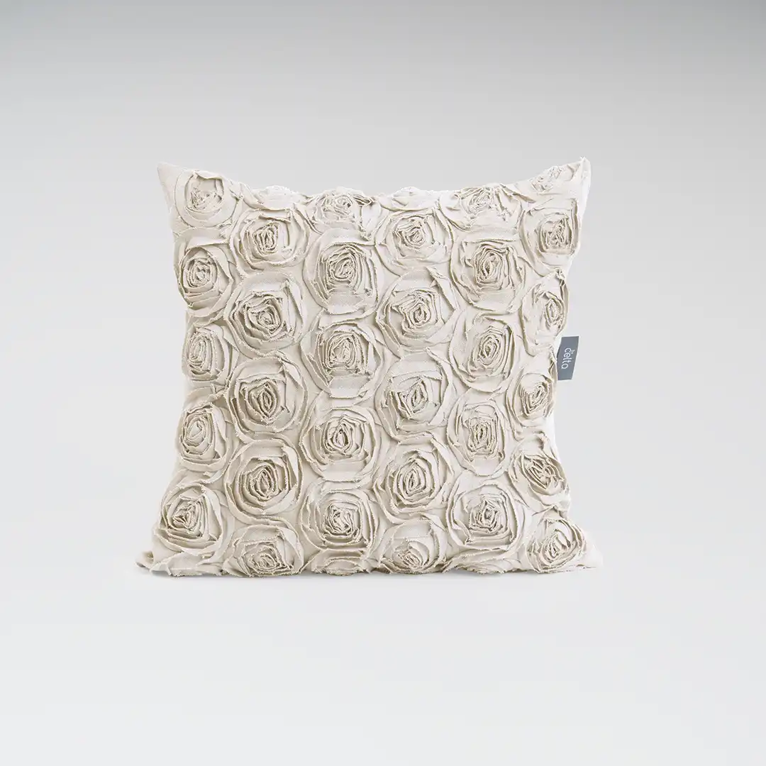 Cojin Rose Crudo 45x45 cm