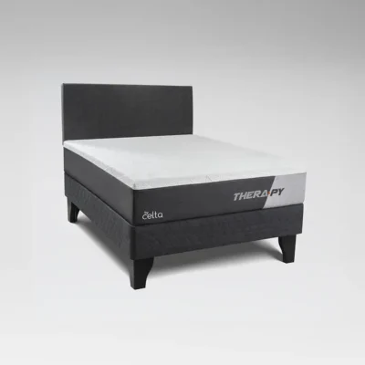 Cama Europea Therapy 1.5 Plazas BN + Respaldo