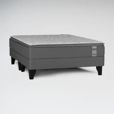 Cama Europea Terra 2 Plazas Base Dividida 150x190 cm