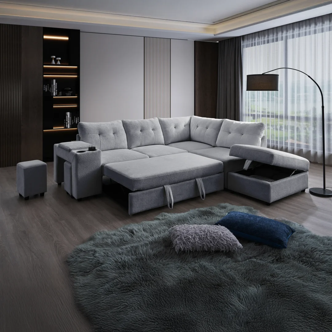 Sofá Cama Gaspar XL Gray