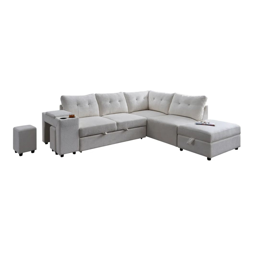 Sofá Cama Gaspar XL Blanco