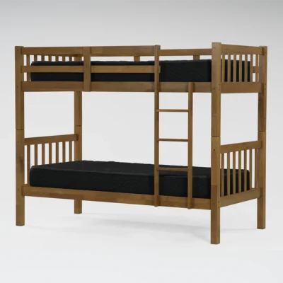 Litera Rustika 1 plaza + Colchones Génesis