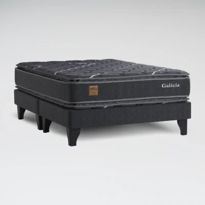 Cama Europea Galicia 2 plazas x 2 mts Base Dividida