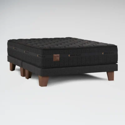 Cama Europea Copper Black 2 Plazas x 2 Metros 150x200 cm