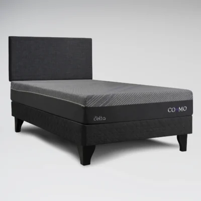 Cama Europea Cosmo 1,5 plazas + Respaldo