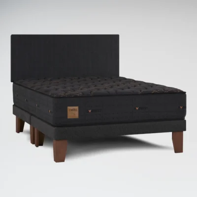 Cama Europea Everest King 180x200 cm + Respaldo